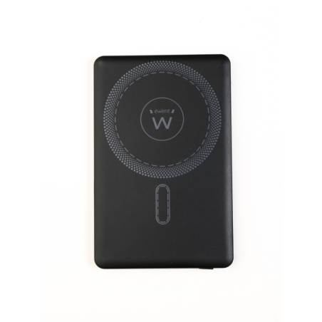 Batterie externe Ewent EW1160 Magsafe 5000 mAh 20 W PD et QC - USB-C - Noir