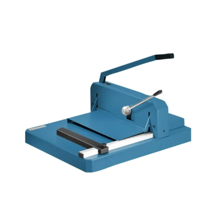 Dahle 842 Guillotine épaisse à levier d'une capacité jusqu'à 300 feuilles - Lame supérieure en acier Solingen - Table en métal -