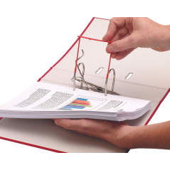 Bankers Box Lot de 100 Attaches Plastique 92 mm - Facilitateur de Transfert Papier - Capacité Jusqu'à 500 Feuilles