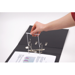 Bankers Box Pack de 100 Attaches Plastique 85 mm - 2 Pièces en Polypropylène Recyclé Semi-Rigide - Facilitateur en Transfert Pap