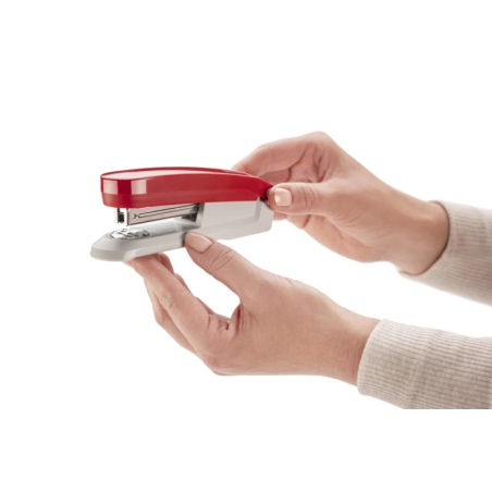 Agrafeuse de bureau Novus Evolution E 20 + boîte de 200 agrafes 24h/24 et 6j/7 - Jusqu'à 20 feuilles - Agrafes à fermeture, ouve