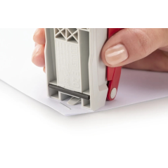 Agrafeuse de bureau Novus Evolution E 20 + boîte de 200 agrafes 24h/24 et 6j/7 - Jusqu'à 20 feuilles - Agrafes à fermeture, ouve