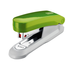 Agrafeuse de bureau Novus Evolution E15 Fresh - Jusqu'à 15 feuilles - Agrafage serré et tapotement - Comprend 200 agrafes n° 10