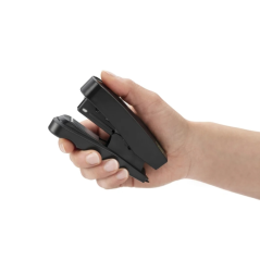 Agrafeuse de bureau Novus B10FC re+new - Fabriquée avec 95 % de plastique recyclé - Jusqu'à 20 feuilles - Agrafage à plat et fix