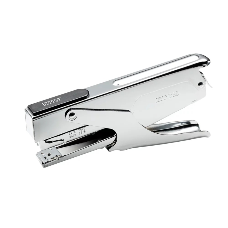 Agrafeuse à pince Novus B 38 - Jusqu'à 40 feuilles - Pour agrafes 24/6-24/8 et 26/6-26/8 - Agrafage temporaire et permanent - Co