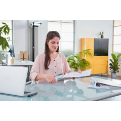 Agrafeuse à pince Novus B 38 - Jusqu'à 40 feuilles - Pour agrafes 24/6-24/8 et 26/6-26/8 - Agrafage temporaire et permanent - Co