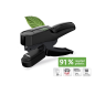 Agrafeuse à pince Novus B 36FC re+new - Jusqu'à 20 feuilles - Fabriquée avec 91 % de plastique recyclé - Agrafage à plat - Noire
