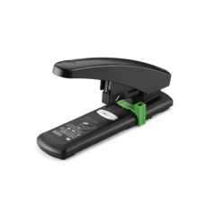 Agrafeuse robuste Novus B40 re+new - Fabriquée avec 97 % de plastique recyclé - Jusqu'à 100 feuilles - Agrafage à lames croisées