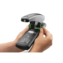 Agrafeuse robuste Novus B40 re+new - Fabriquée avec 97 % de plastique recyclé - Jusqu'à 100 feuilles - Agrafage à lames croisées