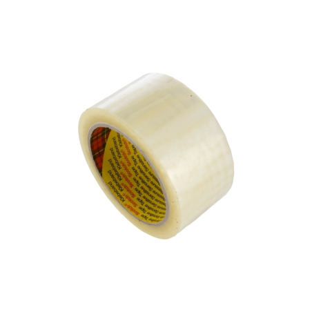 LOT de 6 Ruban adhésif d'emballage Scotch 309 50 mm x 66 m - Faible bruit - Transparent
