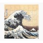Pictura Card Puzzle - 15,5x15,5 cm - La Grande Vague de Kanagawa - 49 pièces - Comprend une carte pliée et une enveloppe