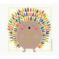 Pictura Card Puzzle - 25 pièces - Thème Hérisson - 15,5 x 15,5 cm - Comprend une carte pliée - Emballée dans du cellophane