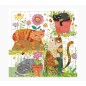 Carte puzzle Pictura Cat - 15,5x15,5 cm - 49 pièces - Thème félin - Comprend une enveloppe blanche - Certification FSC