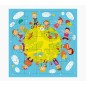 Carte puzzle Pictura - 15,5x15,5 cm - Thème enfants - 25 pièces - Avec enveloppe blanche - Certification FSC