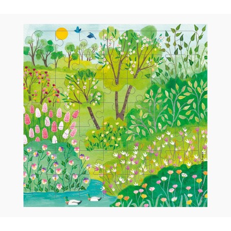 ✅ Carte puzzle Pictura - 15,5 x 15,5 cm - Thème parc - 49 pièces - Comprend une carte pliée et une enveloppe en stock