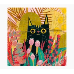 ✅ Carte puzzle Pictura Cat - 15,5x15,5 cm - 25 pièces - Thème félin - Comprend une carte pliée et une envelo en stock