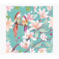 ✅ Puzzle de cartes Pictura - 15,5 x 15,5 cm - Thème oiseau - 49 pièces - Comprend une carte pliée et une enve en stock