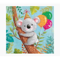 ✅ Carte puzzle Pictura - 15,5 x 15,5 cm - Thème Koala - 25 pièces - Avec enveloppe blanche - Certification FSC en stock