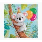 Carte puzzle Pictura - 15,5 x 15,5 cm - Thème Koala - 25 pièces - Avec enveloppe blanche - Certification FSC