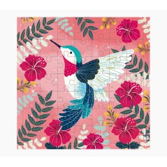 ✅ Pictura Colibri Carte Puzzle de 49 Pièces + Carte Pliée - Découpée - 15,5x15,5 cm - Comprend Enveloppe Bla en stock
