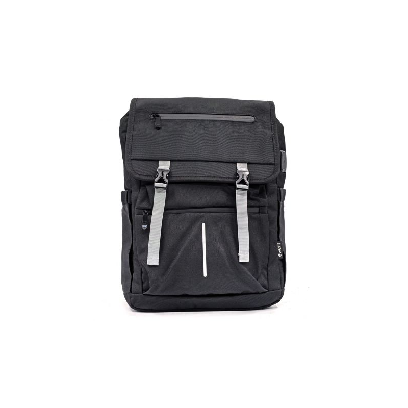 Sac à dos vintage Ewent EW2537 pour ordinateurs portables jusqu'à 16,1" - Imperméable - Bandoulière pour trolley - Dos et
