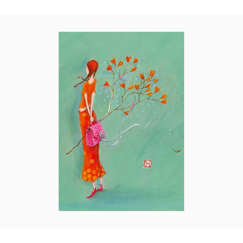 Pictura Gaëlle Boissonnard Cahier Agrafé A6 - 10,5x15cm - 48 Pages Lignées - Papier Certifié FSC