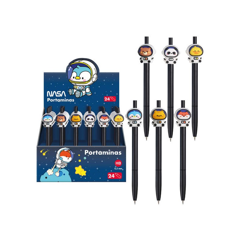 Porte-mines rechargeables 0,5 mm Dohe multicolore x24