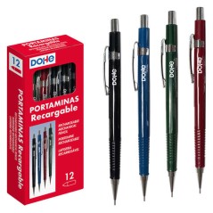 Boîte porte-mines Dohe couleurs assorties