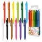Stylos rétractables Dohe assortis pack de 12 couleurs