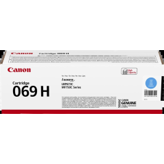 Canon Toner 069H cyan (5097C002) pour des impressions nettes