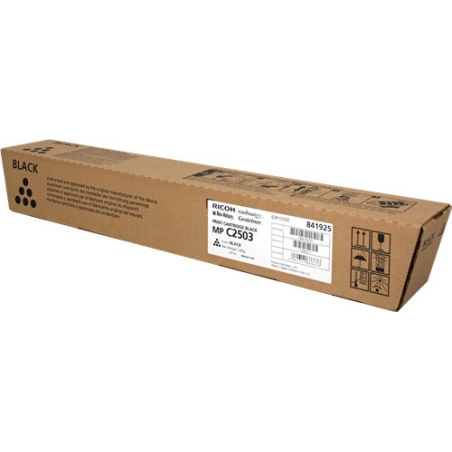 Ricoh 841925 (MP C2503bk) noir - Toner longue durée 15000 pages