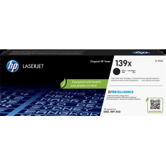HP toner 139X noir - W1390X pour impressions nettes et durables