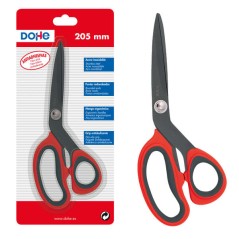 ✅ Ciseaux Dohe Antiadhésifs en Acier Inoxydable - Pointes Arrondies - Manche Ergonomique en Plastique et Caoutc en stock