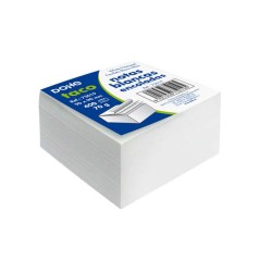 ✅ Dohe Bloc de 400 Billets de 90x90mm - Papier Blanc 70gr - Gommé Supérieur couleur Blanc en stock