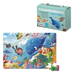 ✅ Dohe Puzzle éducatif pour enfants - 36 pièces - Double couche de carton et contreplaqué - Stimule l'imagina en stock