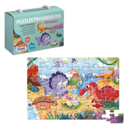 ✅ Dohe Puzzle éducatif pour enfants - 36 pièces - Double couche de carton et contreplaqué - Stimule l'imagina en stock