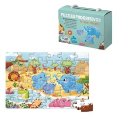 ✅ Dohe Puzzle pour enfants 36 pièces – Fabriqué en double couche de carton – Couche intermédiaire de cont en stock