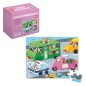 Dohe Puzzle éducatif pour enfants - 30 pièces - Double couche de carton et contreplaqué - Stimule l'imagination et le