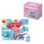 Dohe Puzzle éducatif pour enfants - 24 pièces - Double couche de carton et contreplaqué - Stimule l'imagination et le