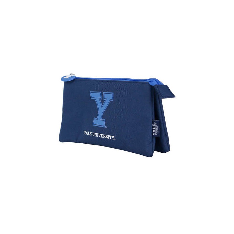 Trousse Dohe Triple Compartiment - En Polyester Souple et Résistant - Double Fermeture Éclair - Idéale pour Ranger Plusieurs