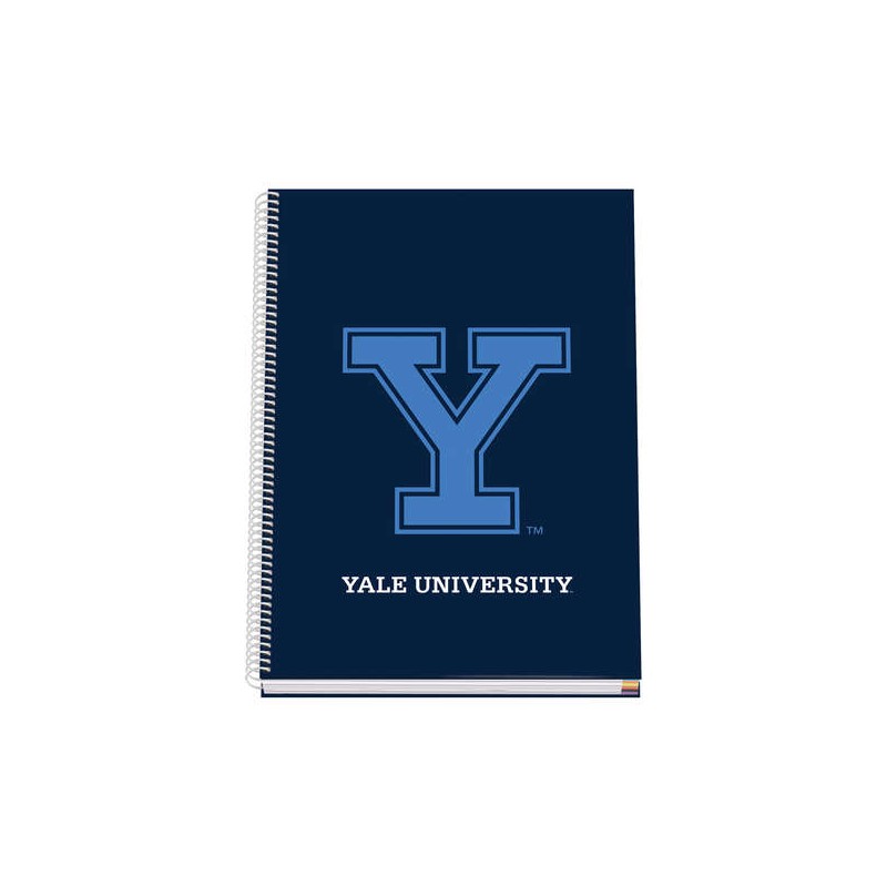 Dohe Cahier à spirales à couverture rigide A4 - 228x300 mm - Couverture cartonnée doublée de papier imprimé en couleur et