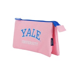 ✅ Trousse Dohe Triple Compartiment - En Polyester Souple et Résistant - Double Fermeture Éclair - Idéale pour en stock