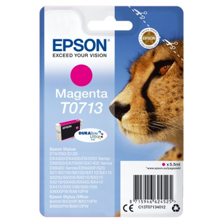 Epson cartouche encre T0713 magenta - 250 pages couleur