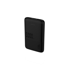 batterie externe noire 5000 mAh