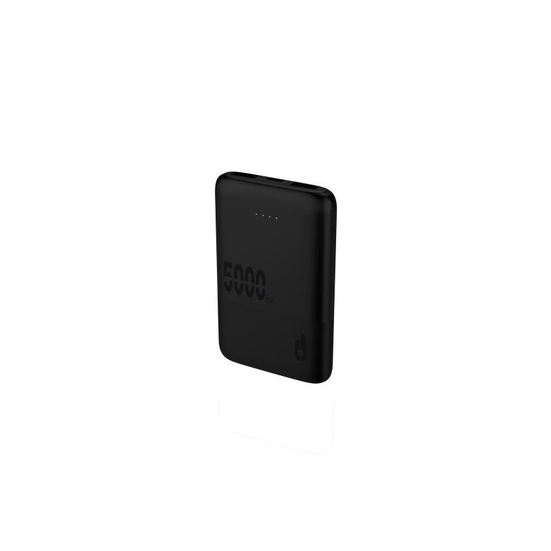 Batterie externe LiPo 5000 mAh 20 W — charge rapide, revêtement en caoutchouc