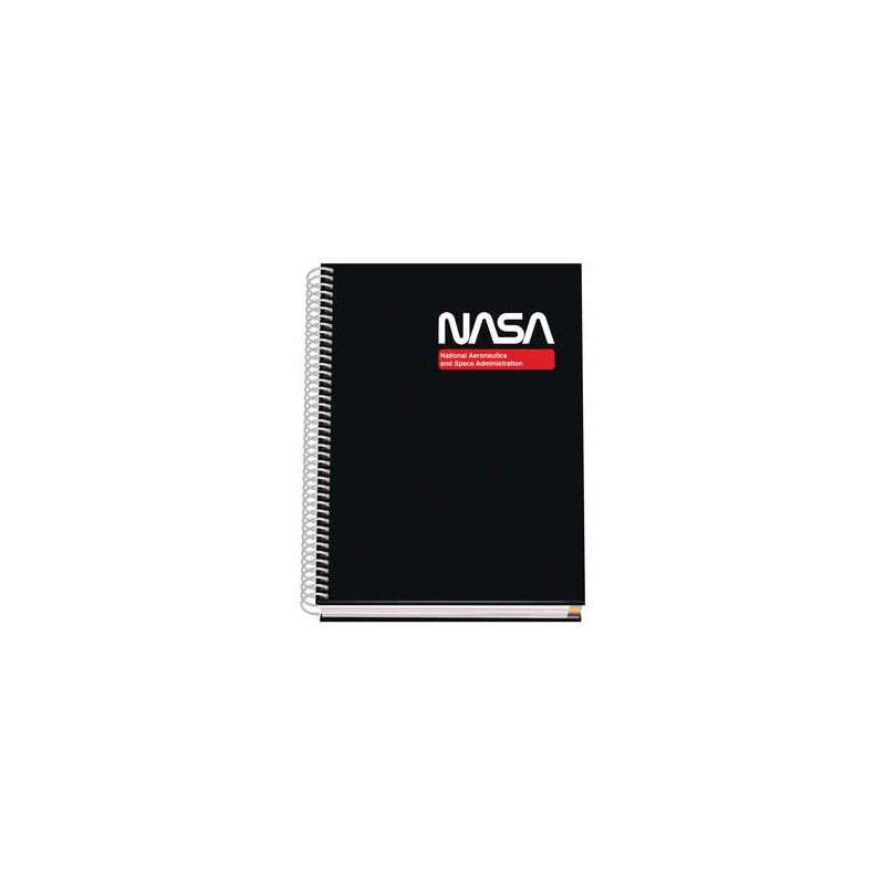 Dohe Cahier à Spirale Relié A5 - 162x210 mm - Couverture Carton Lignée - Spirale Métallisée Blanche - 100 Feuilles Offset