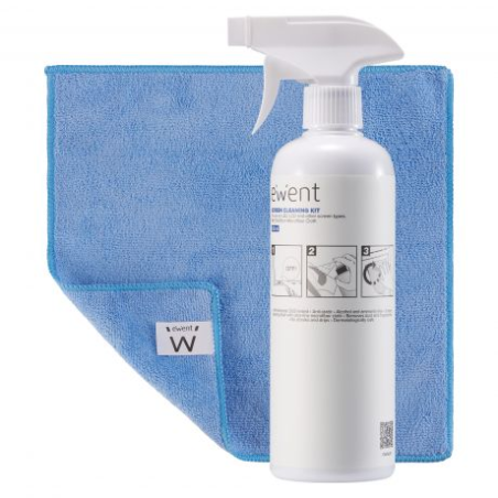 Kit de nettoyage d'écran Ewent 500 ml + chiffon en microfibre