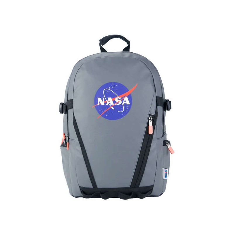 Dohe Grand sac à dos Nasa - Fabriqué en polyester imperméable - Compartiment rembourré pour ordinateur portable - Sangles de