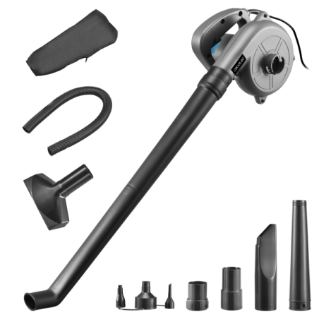 Souffleur/aspirateur de feuilles Cecotec AirForce 720 - 700 W - Câble de 3 m - Accessoires inclus - Multifonctionnel - Vitesse