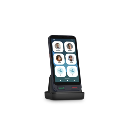 Smartphone SPC Zeus 2 4G 5" - Spécialement conçu pour les seniors - Bouton SOS - Capacité de 64 Go - 4 Go de RAM - Noir
